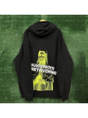 G59 Records x The Suicideboys Wheres Your God Hoodie Hoodie Size 2XL